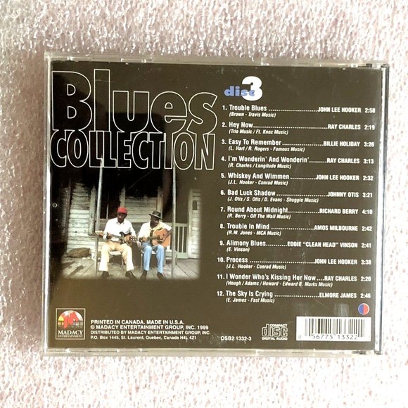Blues Collection 3 CD Set - Original Artists BB King John Lee Hooker B Holiday - Picture 4 of 11